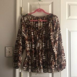 Ellen Tracy Peasant Blouse medium